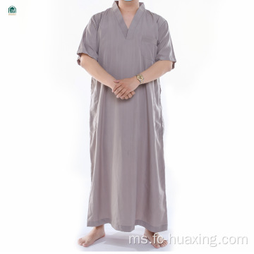 Thobe Thawb Robe Abaya untuk Pakaian Islam Manusia